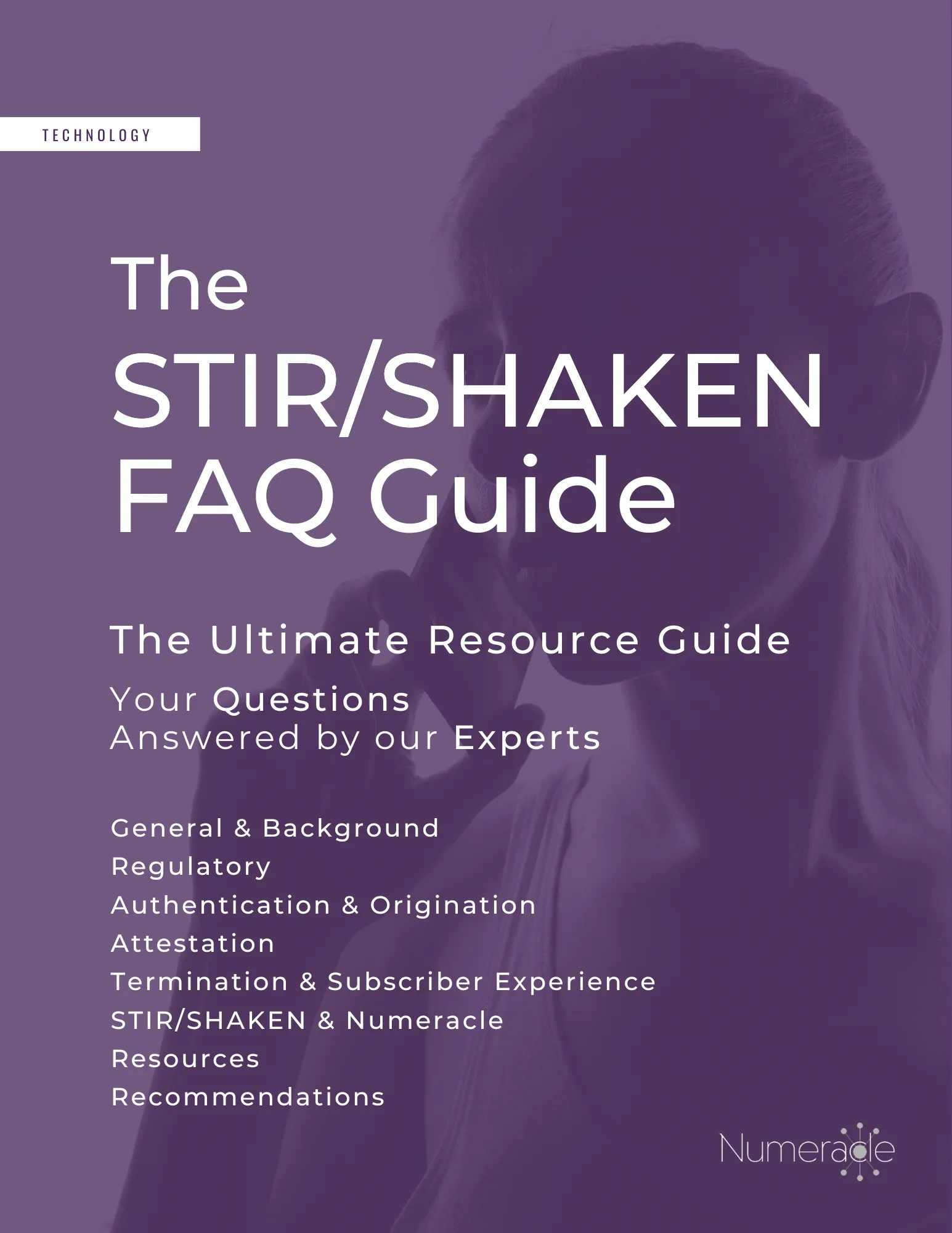 STIR/SHAKEN FAQ Guide Title Page